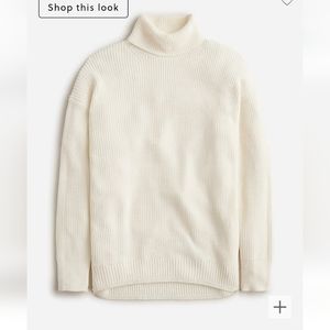 NWT GRAY J. Crew Cashmere/Cotton Blend Turtleneck 3x